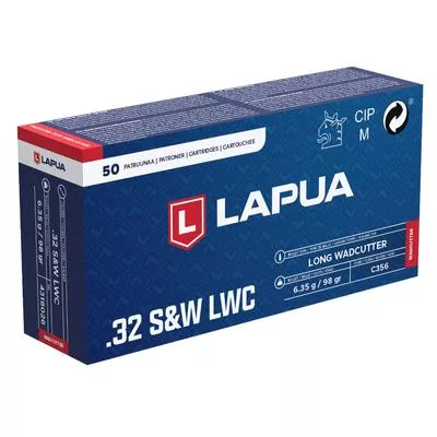 Am. Kul. Lapua LWC - .32 S&W 6,4g LWC - Opk. 50 szt.