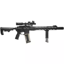 Strike Industries - Chwyt przedni z dwójnogiem - Czarny - SI-AR-AL-BIPOD-GY - 7