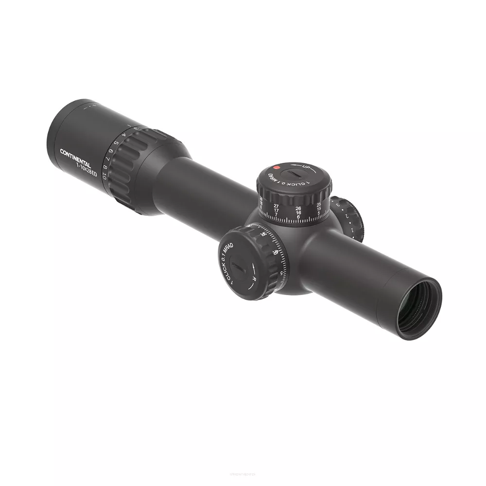 Vector Optics - Luneta biegowa Continental x10 1-10x28 - FFP - VET-RAR 2 - Czarny - SCFF-62