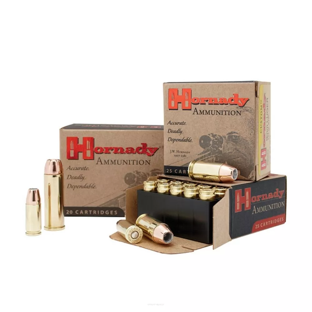 Am. Kul. Hornady XTP - 9x19 8 g / 124 gr XTP - Opk. 25 szt.