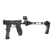 Strike Industries - Składana kolba teleskopowa na szynę picatinny - Czarna - SI-FSA-DUAL - 6