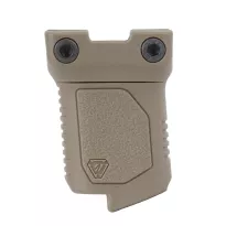 Strike Industries - Chwyt Picatinny Angled Vertical Grip - Short - FDE - SI-AR-CMAG-RAIL-S-FDE - 4
