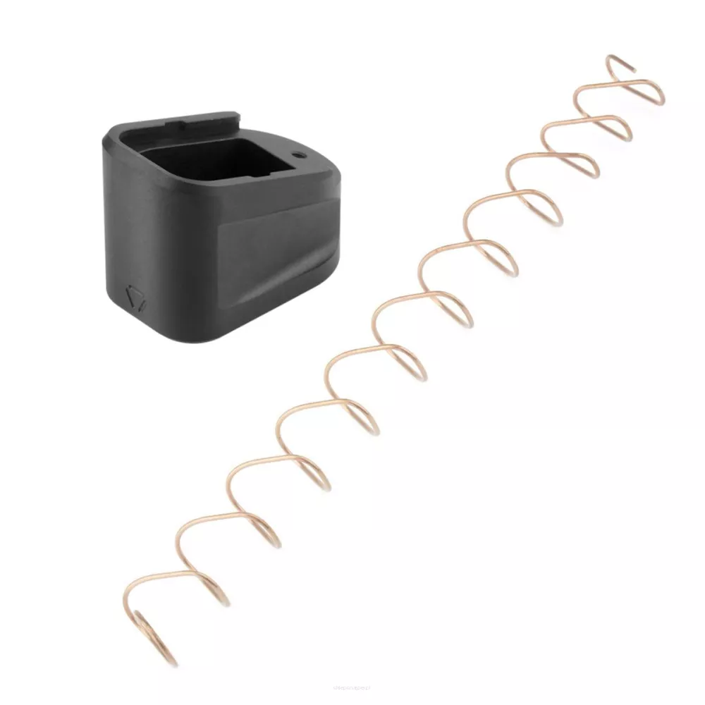 Strike Industries - Stopka magazynka +5 do Glock 19 - SI-EMP-AL-G19-BK