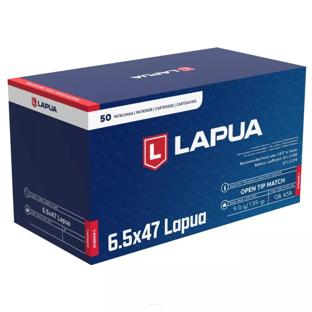 Am. Kul. Lapua Scenar - 6,5x47 9,0 g / 139 gr HPBT
