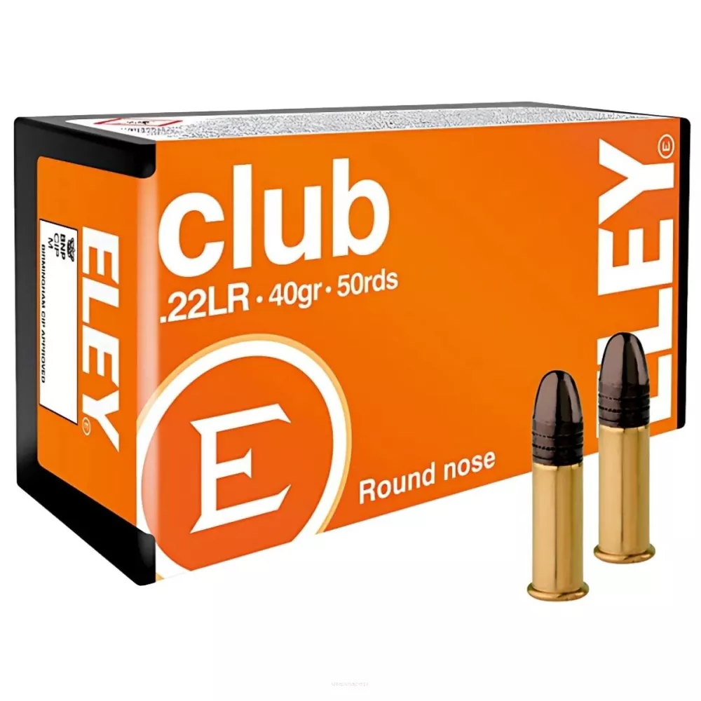 Am. B. Z. Eley Club - .22 LR 40 - Opk. 50 szt.