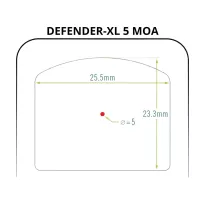 Vortex - Kolimator Defender-XL 5 MOA - DFXL-MRD5 - 6