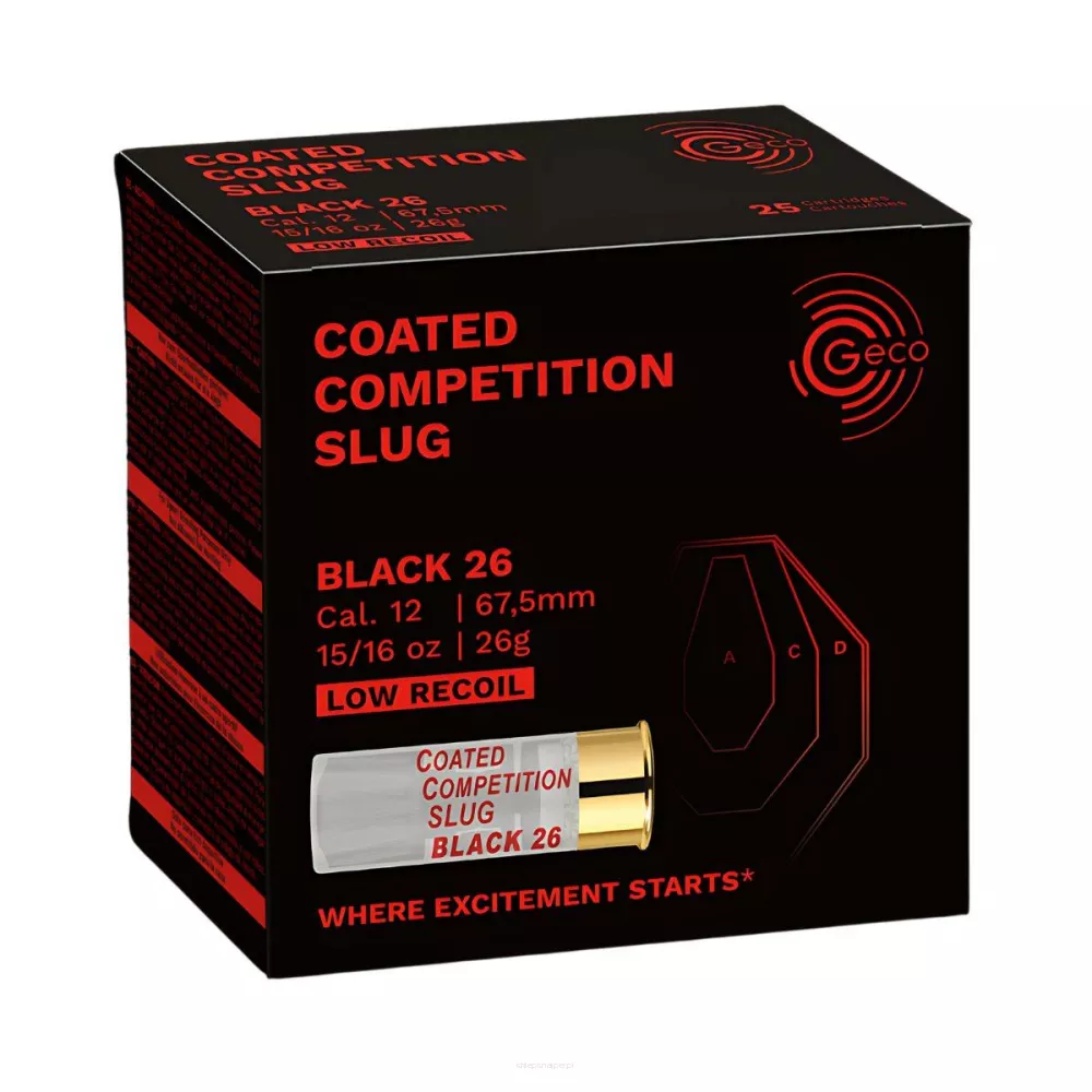 Am. Breneka Geco Coated Competition - 12/67,5 26g slug - Opk. 25 szt.