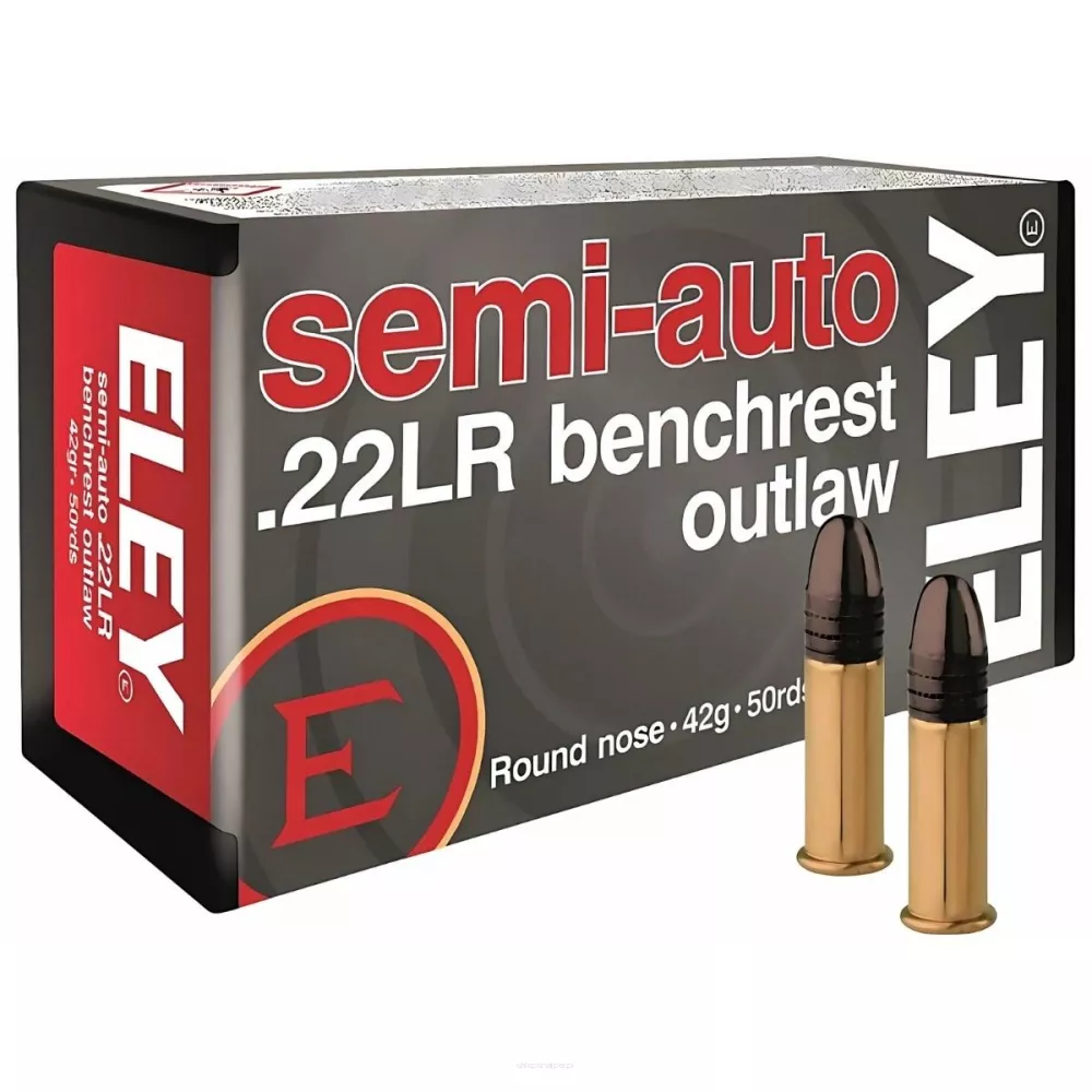 Am. B. Z. Eley Benchrest Outlaw - .22 LR 40gr - Opk. 50 szt.