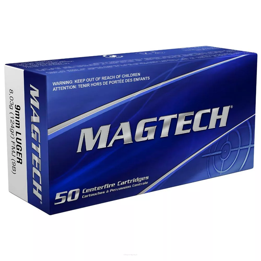 Am. Kul. Magtech - 9x19 8 g FMJ - Opk. 50 szt.