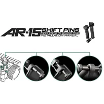Strike Industries - Piny mocujące Shift do AR15 - Czarny - SI-AR15-SHIFT-BK - 4