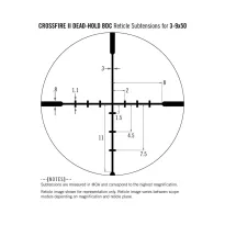 Vortex - Luneta celownicza Crossfire II 3-9x50 1'' BDC - CF2-31011 - 8