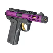 Ruger Mark IV 22/45 Lite Purple/Gold (43931) - 3