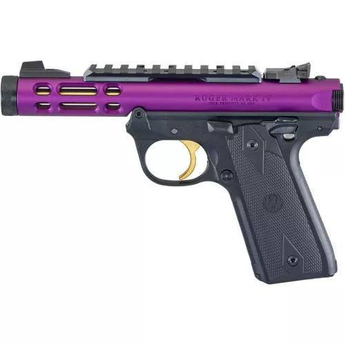 Ruger Mark IV 22/45 Lite Purple/Gold (43931)