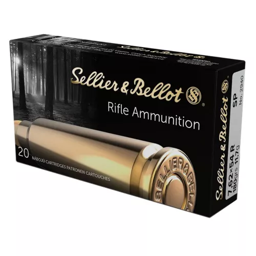Am. Kul. Sellier&Bellot - 7,62x54R 11,7 g SP - Opk. 20 szt.