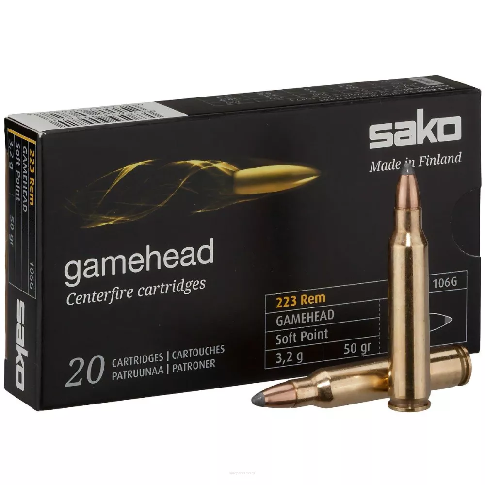 Am. Kul. SAKO Gamehead - .223 Rem 3,2g SP