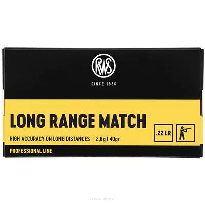 Am. B. Z. RWS Long Range Match - .22 LR Match - Opk. 50 szt.