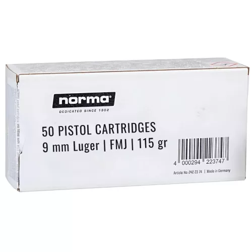 Am. Kul. Norma - 9x19 7,5 g FMJ - Opk. 50 szt.