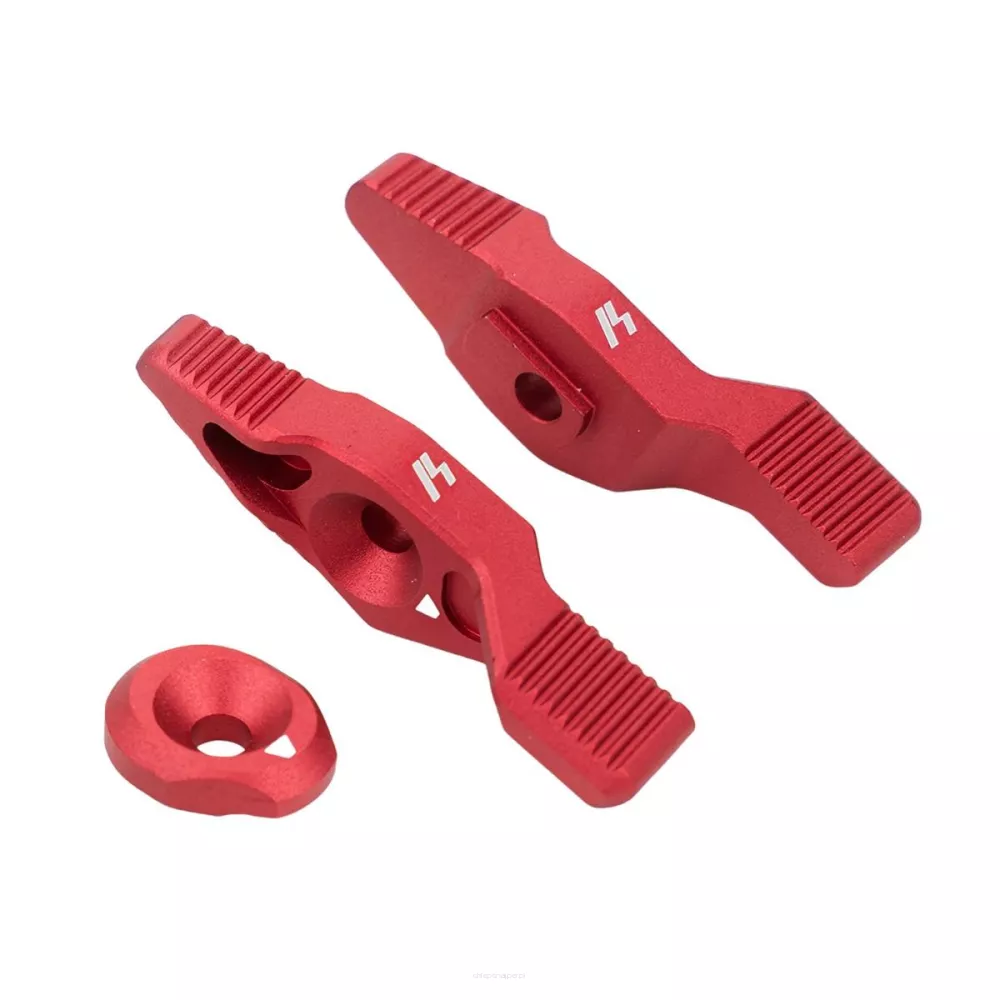 Strike Industries - Powiększony obustronny selektor Strike Switch do platformy AR15 - Czerwony - AR-S-SS-RED