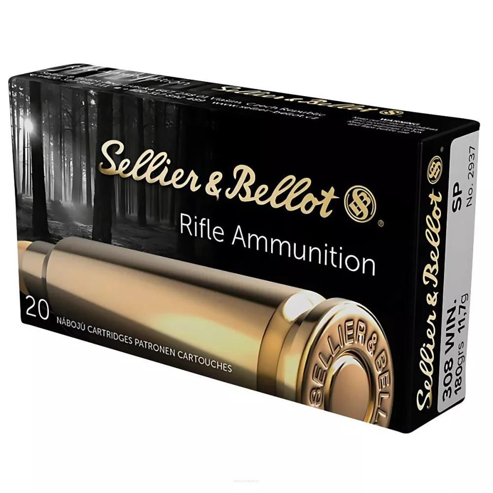 Am. Kul. Sellier&Bellot SP - .308 Win 11,7g SP - Opk. 20 szt.