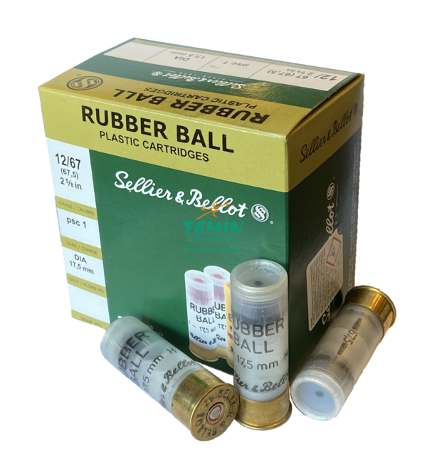 Sellier&Bellot 12/67,5 Rubber Ball 15mm 2 balls